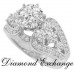 3.57 CT Women's Round Cut Diamond Engagement Ring